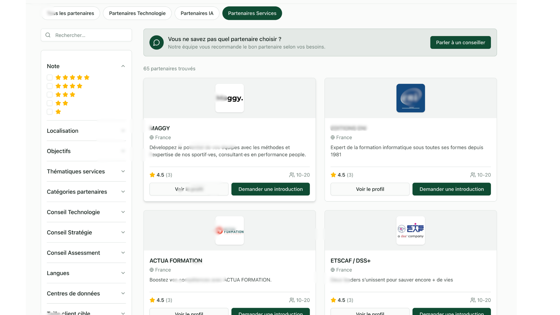 Marketplace visuel principal